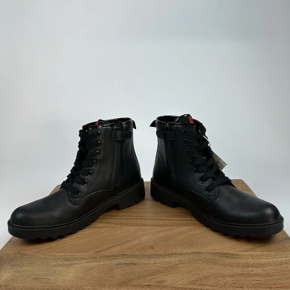 New Girls Geox J.‎ Casey Ankle Boots Disney Minnie Mouse Size EU 38 / 5.5 Y